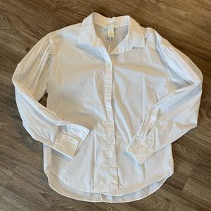 H&M white button down